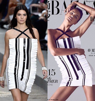 ¿A quién le queda mejor? Irina Shayk y Kendall Jenner lucen el mismo vestido de Chanel