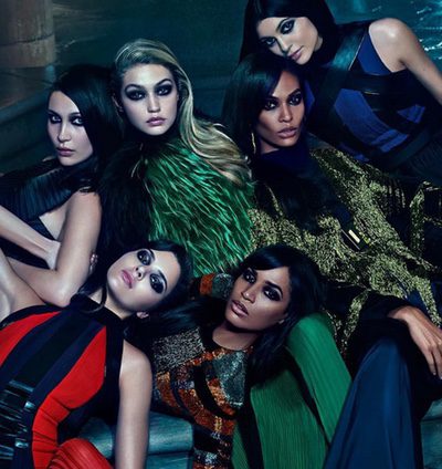 Balmain reúne a las hermanas Jenner, Smalls y Hadid en su campaña otoño/invierno 2015/2016
