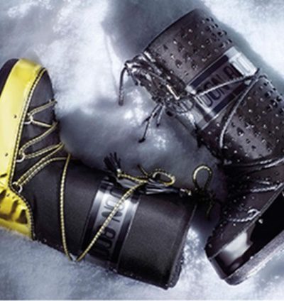 Moon Boots se alía con Jimmy Choo para su nueva colección de botas de nieve