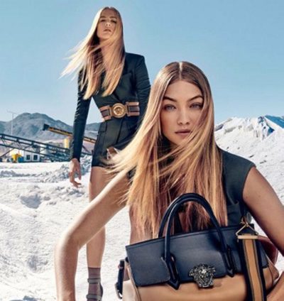 Gigi Hadid es la nueva imagen para Versace en la próxima temporada primavera/verano 2016