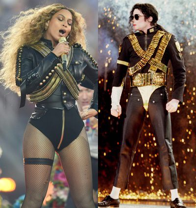 El guiño de Beyoncé a Michael Jackson con su look de la Super Bowl 2016