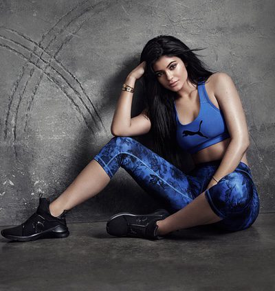 Kylie Jenner, la embajadora de las deportivas de entrenamiento 'Puma Fierce'