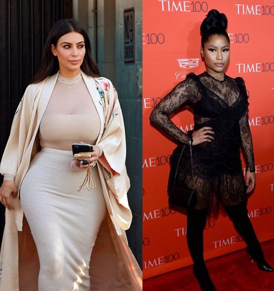 Kim Kardashian y Nicki Minaj, los traseros más famosos son los peores looks de la semana