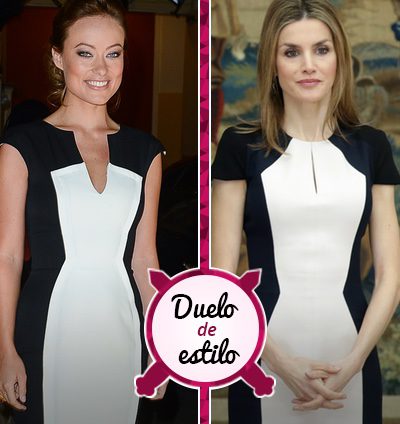 La Reina Letizia vs. Olivia Wilde se baten en un duelo textil bicolor ¿quién ganará?