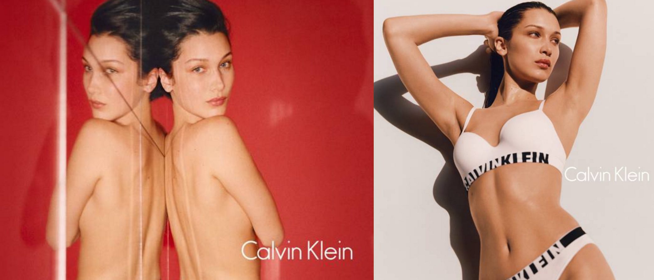 Bella Hadid se une a la nueva campaña de otoño 'MyCalvins' de Calvin Klein