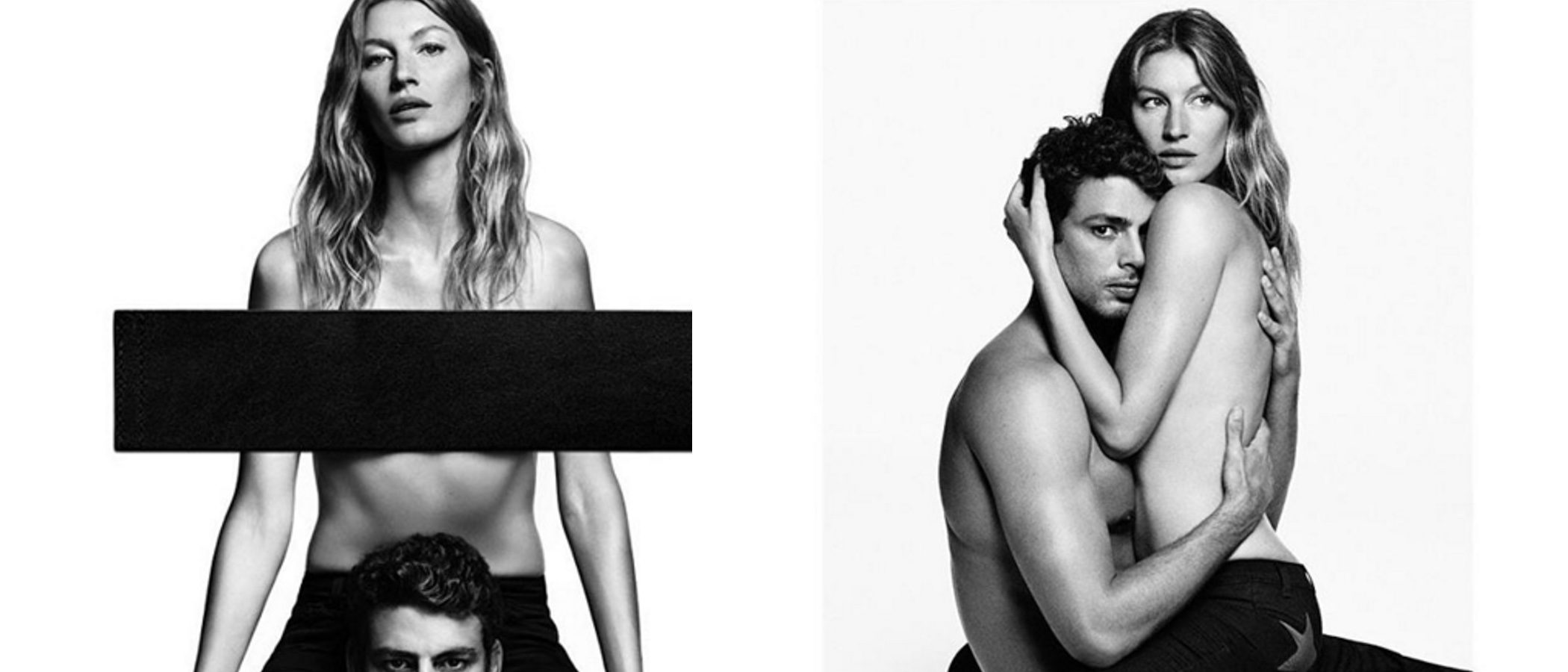 Givenchy encuentra inspiración en el topless de Kim Kardashian para su nueva campaña con Gisele Bündchen