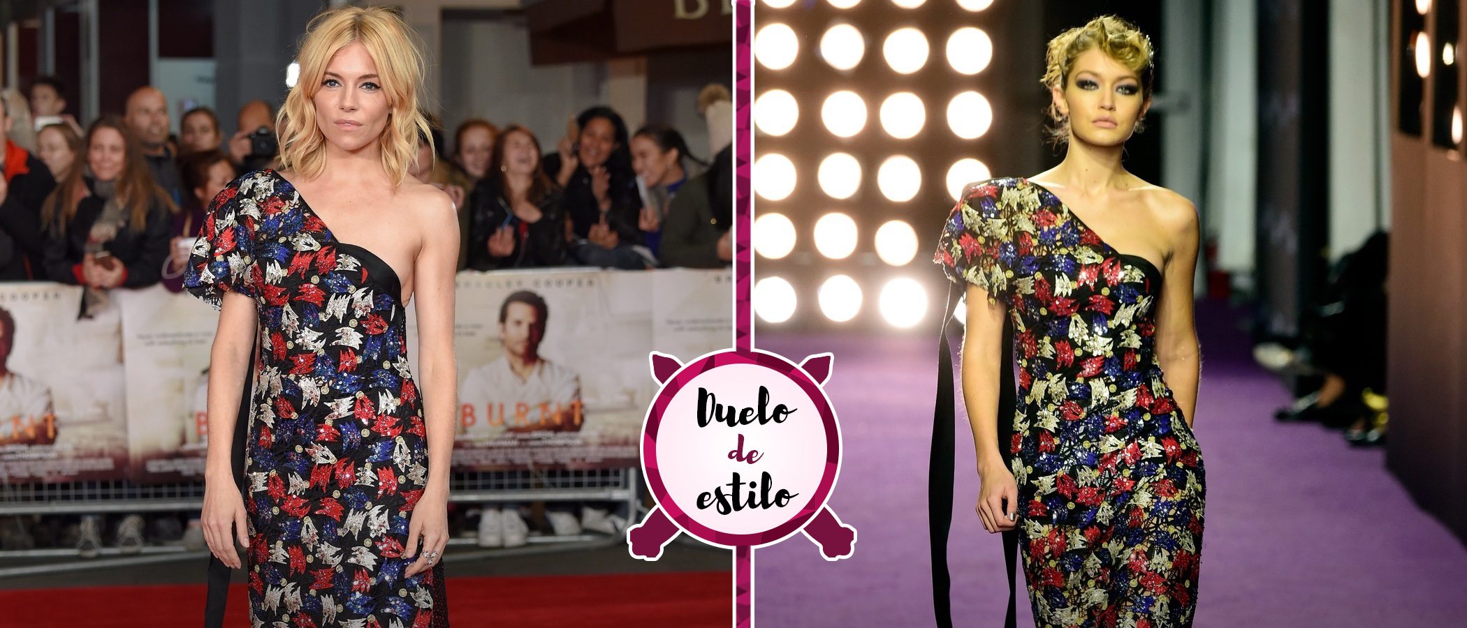 Sienna Miller y Gigi Hadid con un mismo vestido de Marc Jacobs, ¿a quién le queda mejor?
