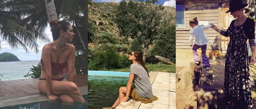 Elsa Pataky o Blanca Suárez: celebrities de estilo étnico que disfrutan de vacaciones en la montaña