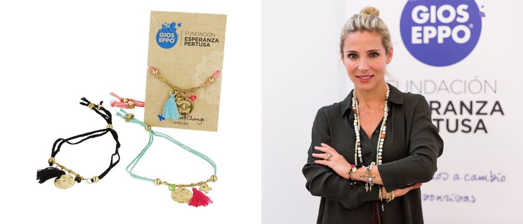 Gioseppo y Elsa Pataky presentan una pulsera para ayudar a las mujeres sirias refugiadas