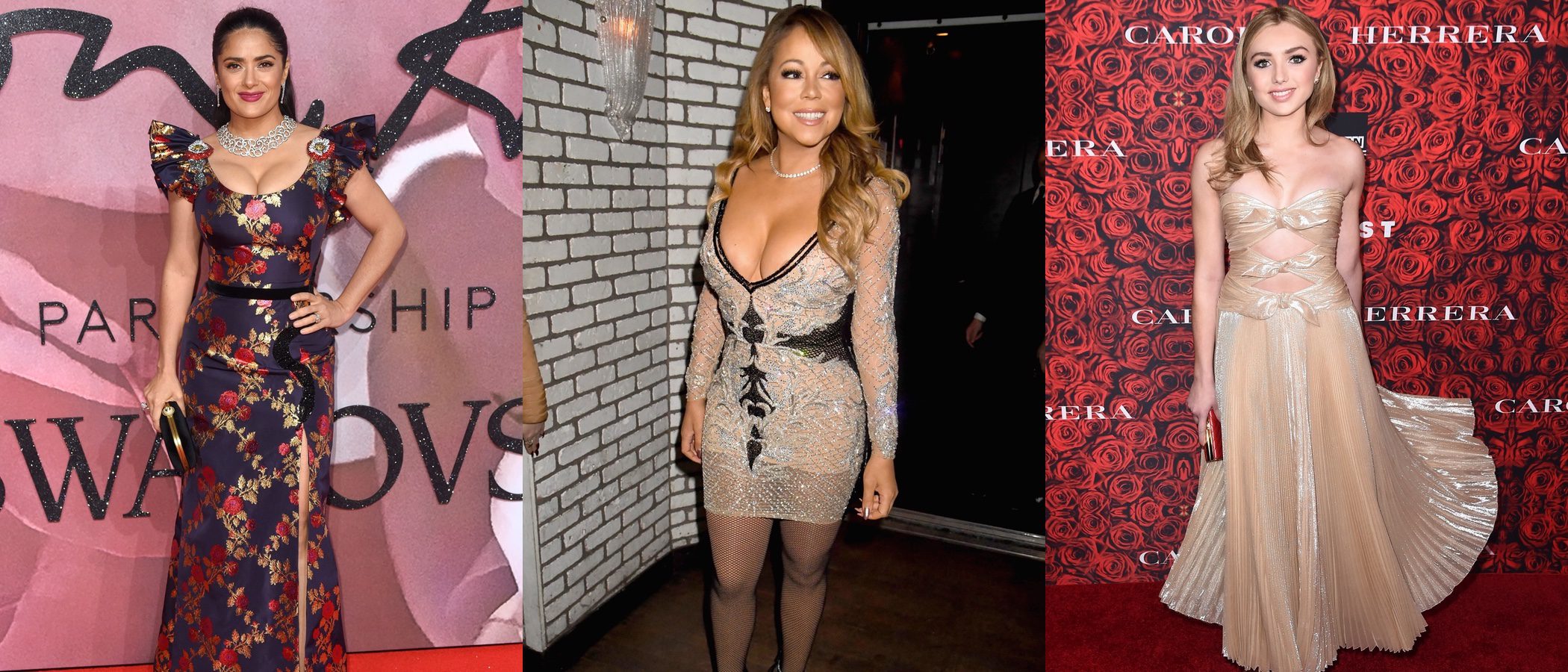 Salma Hayek, Peyton List y Mariah Carey, entre las peor vestidas de la semana