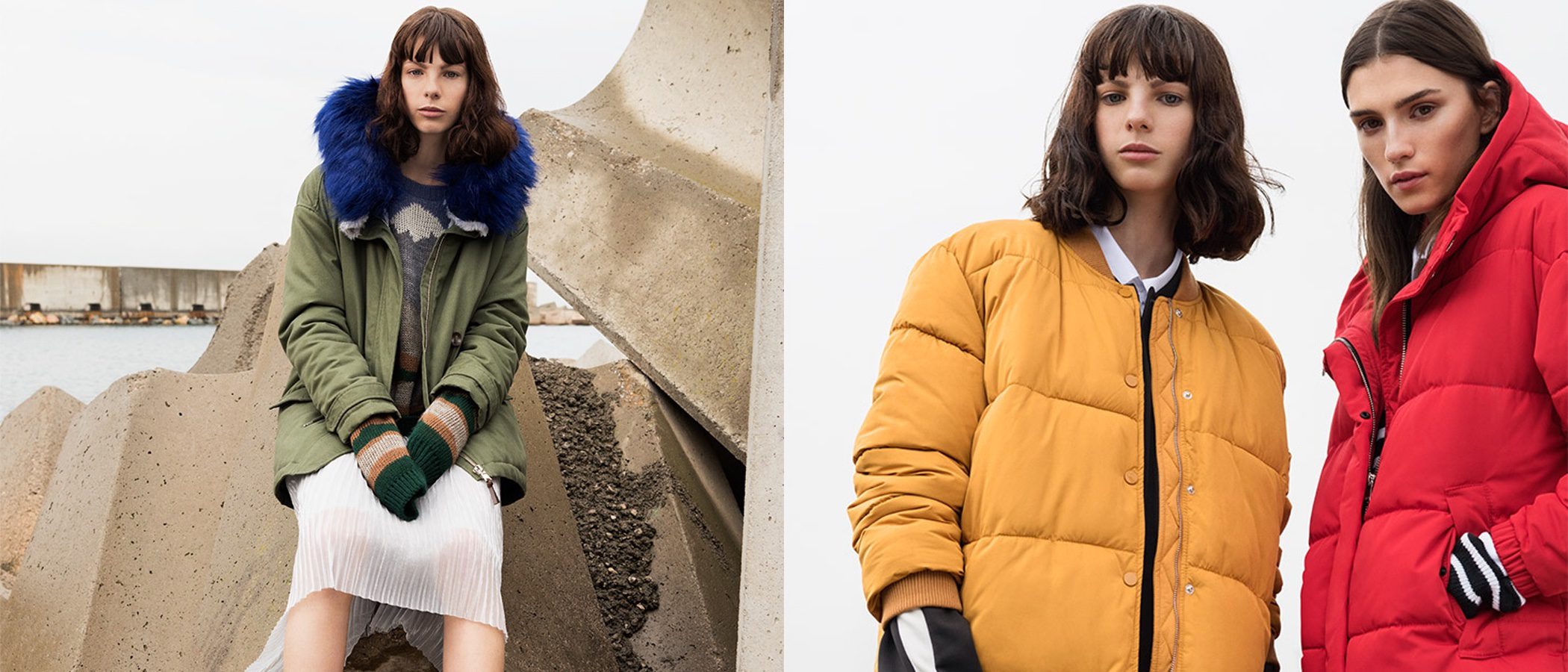 Pull&Bear vence al frío con su nueva colección de abrigos para invierno 2017