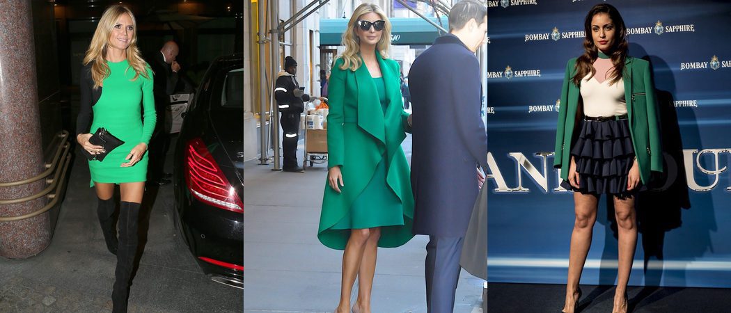 Las celebrities apuestan por color del año: así les sienta el verde 'greenery'