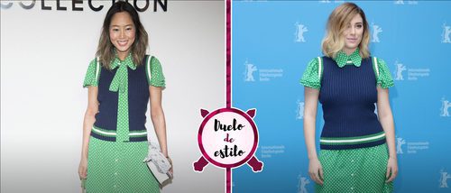 Aimee Song y Blanca Suárez con un mismo vestido de Michael Kors. ¿A quién le sienta mejor?