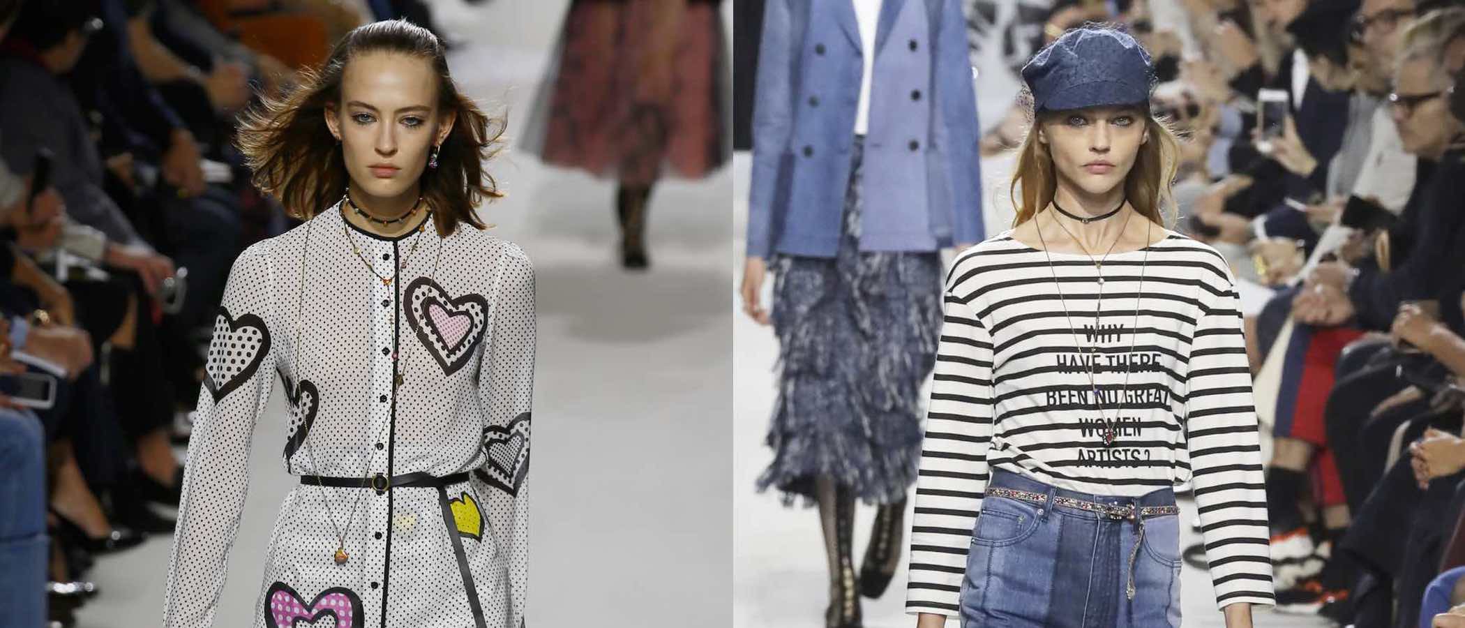 Dior reivindica espacio para las mujeres artistas en su desfile de Paris Fashion Week