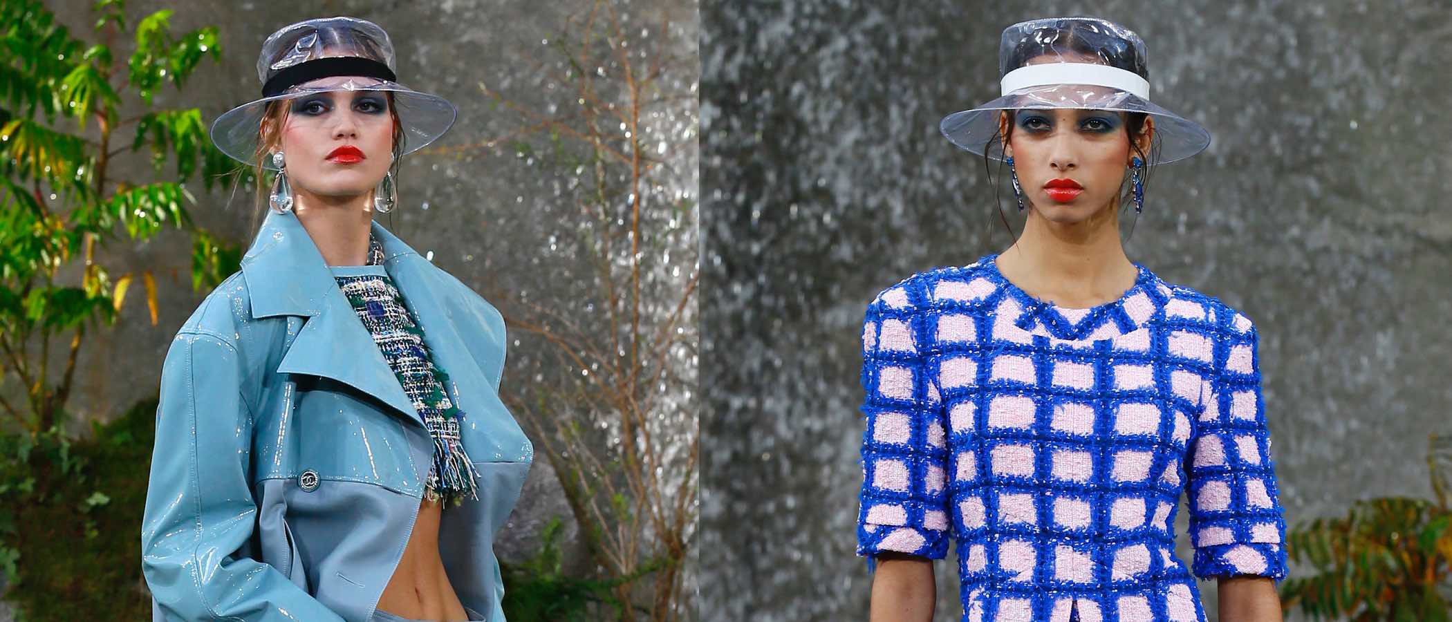 El plástico y el tweed protagonizan el desfile primavera/verano 2018 de Chanel en París Fashion Week