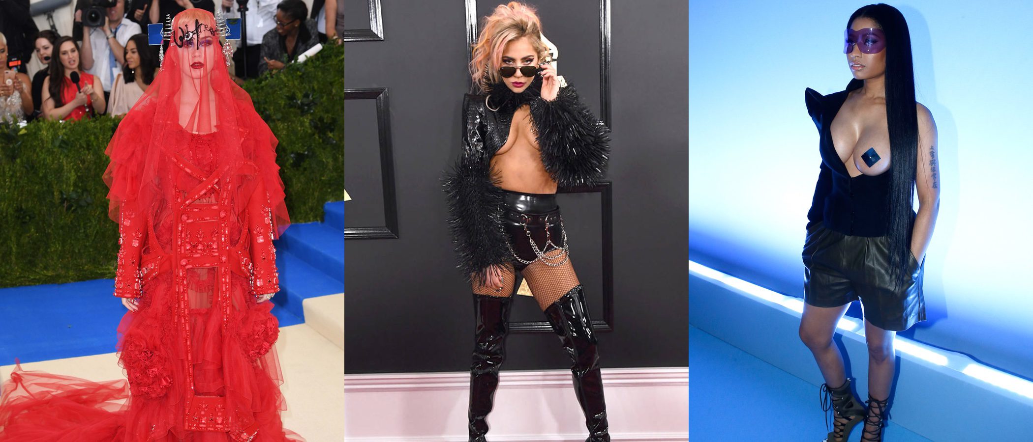 Lady Gaga, Nicki Minaj y Katy Perry, en la lista de las peor vestidas de 2017