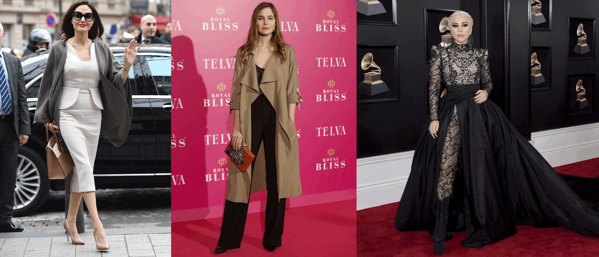 Angelina Jolie, Lady Gaga y Natalia Sánchez, entre las mejor vestidas de la semana