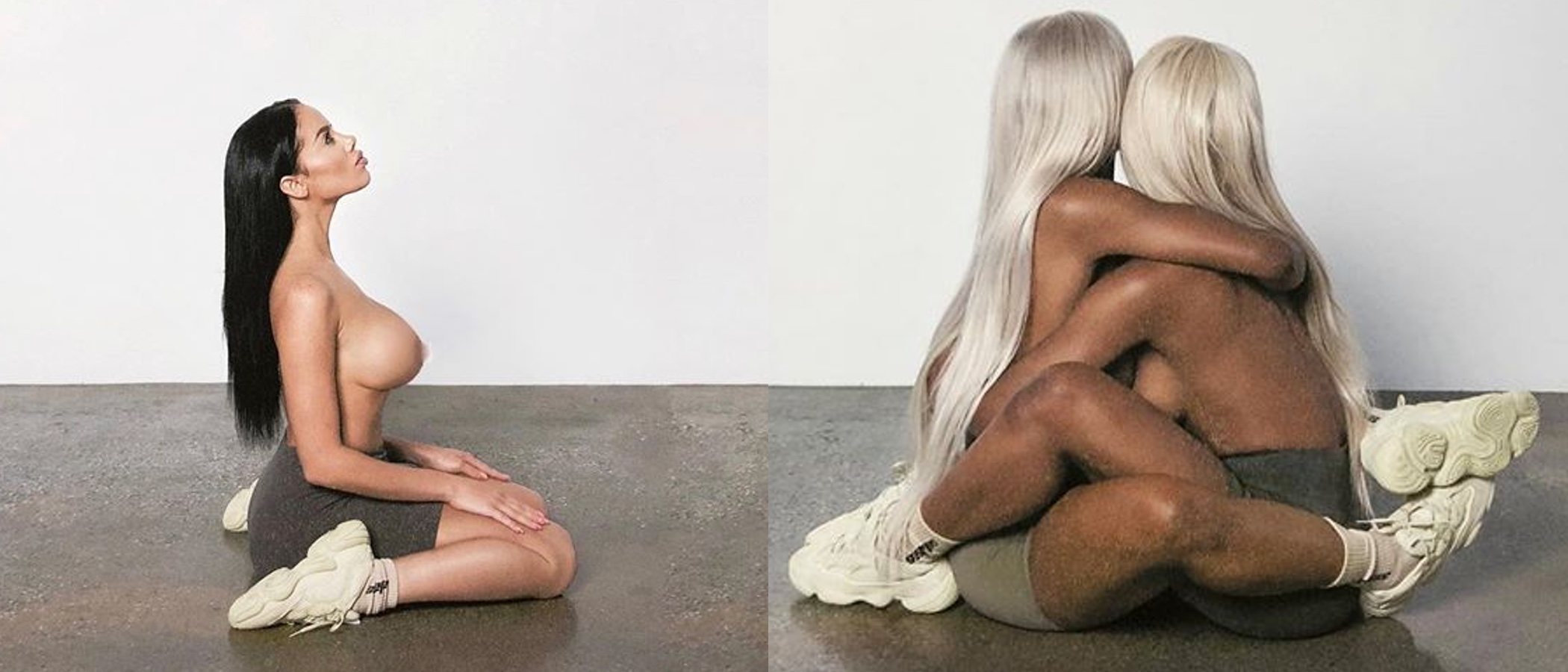 Kanye West presenta sus nuevas zapatillas para Adidas con una campaña muy polémica