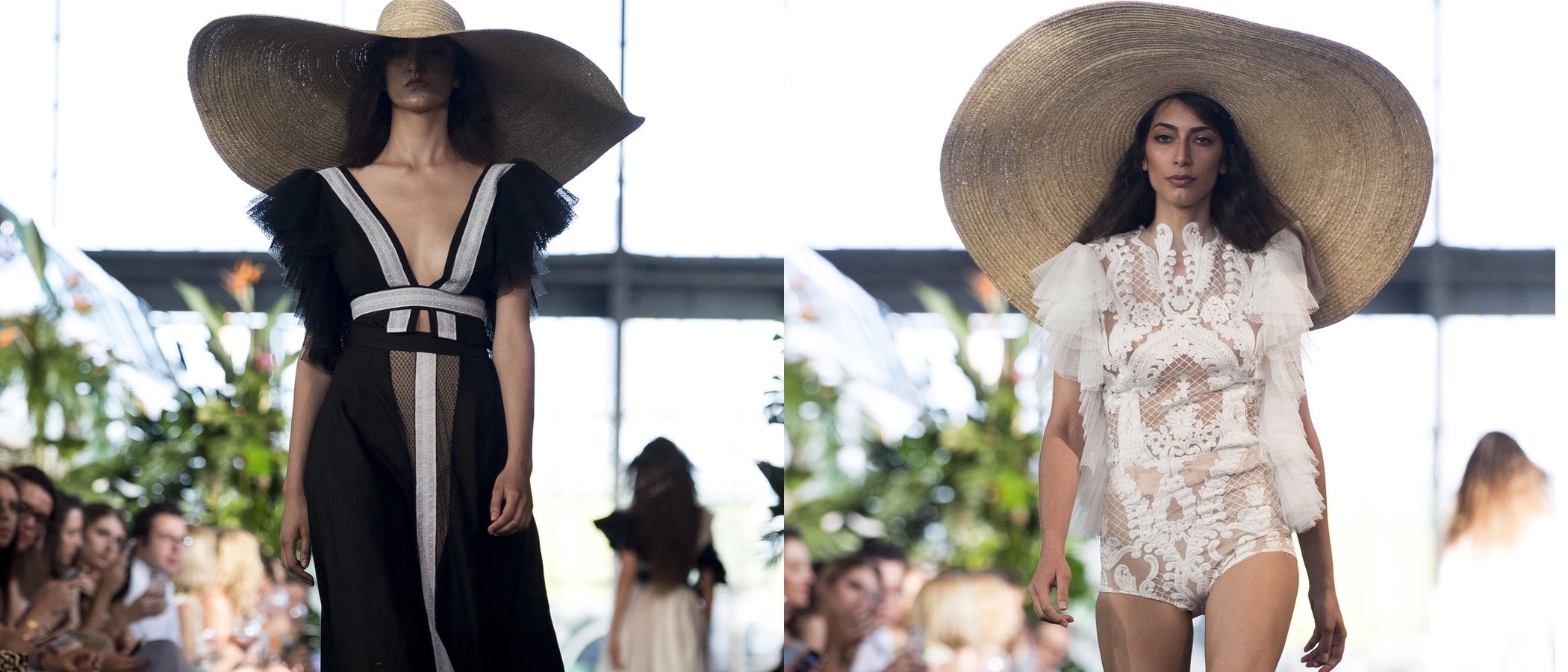 Juana Martín presenta una primavera/verano 2019 muy vaporosa y geométrica en Madrid Fashion Week