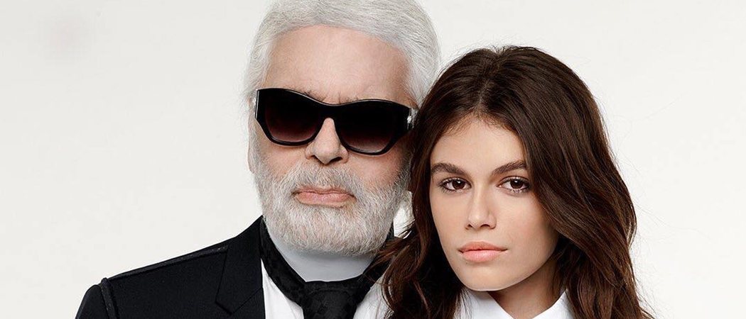 Salen a la luz algunas imágenes de la campaña de Karl Lagerfeld con Kaia Gerber