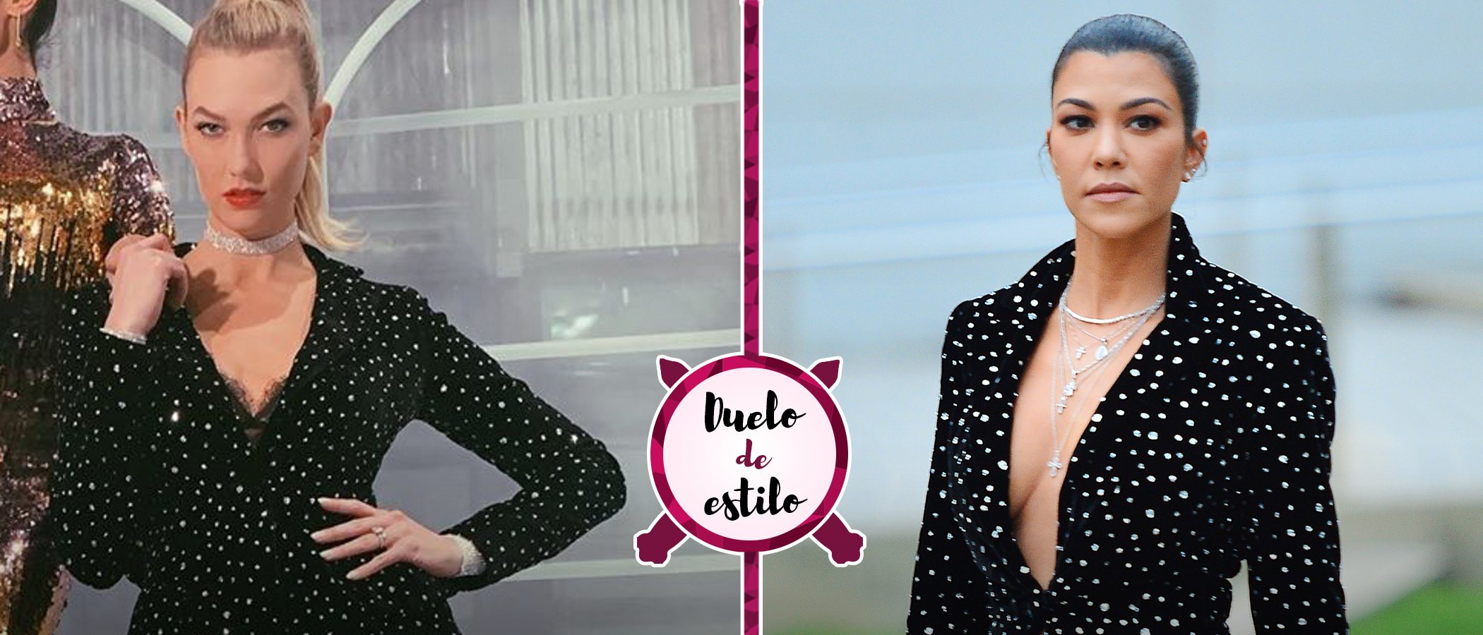 Karlie Kloss y Kourtney Kardashian protagonizan un duelo de estilo con altura