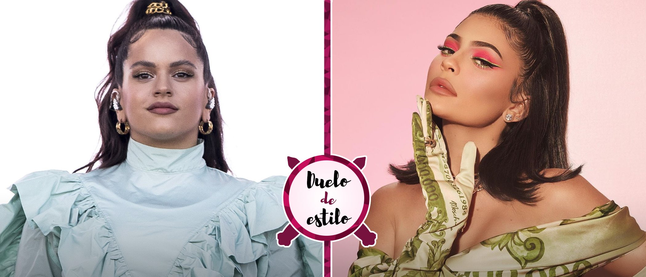 Rosalía y Kylie Jenner, más unidas que nunca por un look de 'millonaria' de Moschino