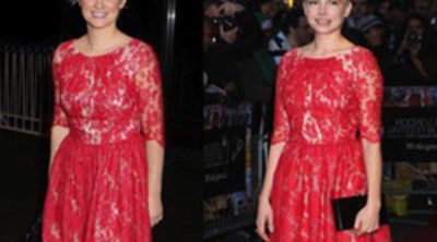 Cecilia Ahern y Michelle Williams lucen el mismo vestido