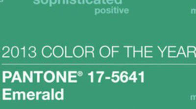 Verde esmeralda, el color del año 2013 según Pantone
