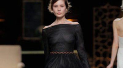 Juanjo Oliva apuesta por los vestidos para el otoño/invierno 2013/2014 en Madrid Fashion Week