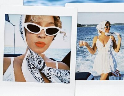 Beyoncé apuesta por la firma española Charo Ruiz: el vestido para convertir los Hamptons en Ibiza