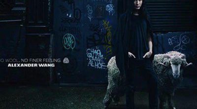 El diseñador Alexander Wang posa para una campaña en favor de la lana Merino