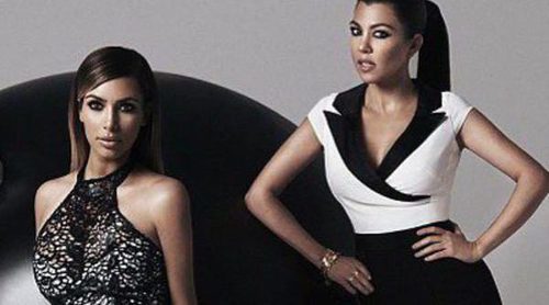 Kim, Khloe y Kourtney Kardashian posan en la campaña de su colección primavera/verano 2014