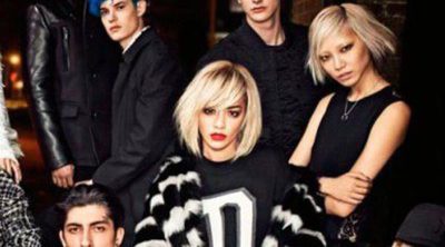 Rita Ora posa junto a un gran elenco de modelos para la nueva campaña de DKNY