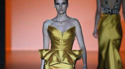 Hannibal Laguna apuesta por los colores del atardecer para primavera/verano 2015 en Madrid Fashion Week