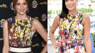 ¿Quién lo lleva mejor? Manuela Velasco y Rosario Dawson lucen el mismo vestido de Sportmax