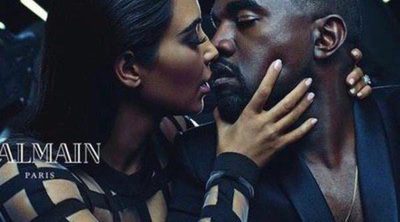 Kim Kardashian y Kanye West prestan su imagen a Balmain en su nueva colección