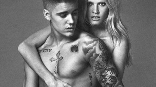 Justin Bieber y Lara Stone, el reflejo más sensual e insinuante de Calvin Klein para la primavera 2015