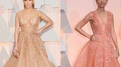 Jennifer Lopez y Luciana Duvall apuestan por diseños muy similares en la noche de los Oscar 2015