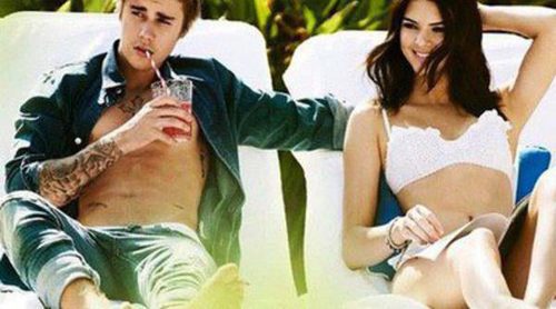 Kendall Jenner y Justin Bieber, dos jóvenes promesas de la moda posando para Mario Testino
