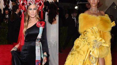 Rihanna, Sarah Jessica Parker y Karen Elson, las peor vestidas de la Gala del Met 2015