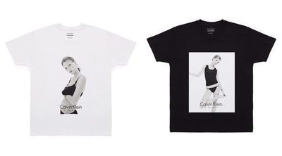 Calvin Klein escoge fotos de Kate Moss para lanzar una colección de camisetas solidarias