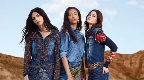 Desigual añade más bordados y nuevos patrones a 'Exotic Jeans' para otoño/invierno 2016/2017