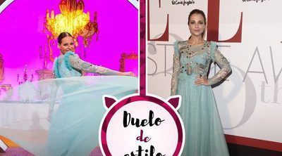 Eva González y Paula Echevarría escogen el mismo vestido de princesa de Jorge Vázquez