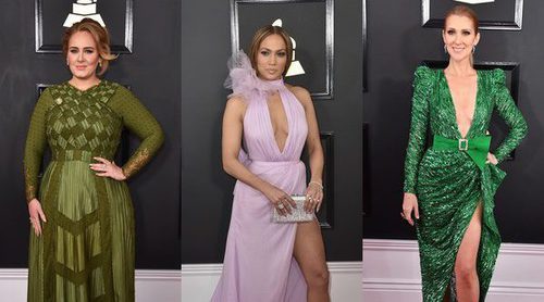 Jennifer Lopez, Adele y Celine Dion, entre las mejor vestidas de los Grammy 2017
