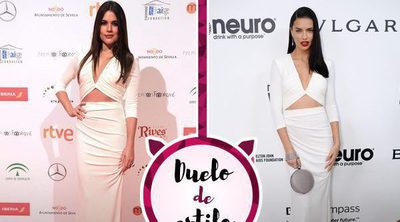 Adriana Lima y Adriana Ugarte apuestan por el mismo vestido, ¿qué look es el ganador?