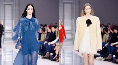 La diseñadora de Chloé se despide en la Paris Fashion Week con un desfile británico y muy alegre