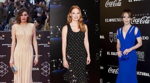 Marta Nieto, Jessica Chastain y María Adánez, entre las mejor vestidas de la semana