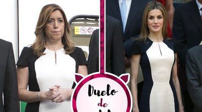 Susana Díaz y la Reina Letizia apuestan por el mismo Carolina Herrera. ¿Qué look es el ganador?