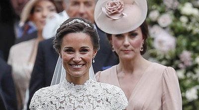 Las similitudes de los vestidos de novia de Kate Middleton y Pippa Middleton