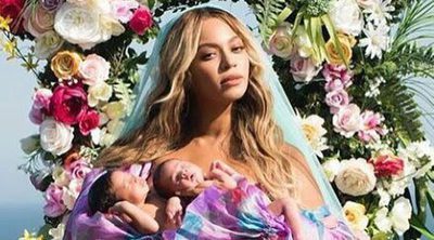 Beyoncé presenta a sus bebés vestida con moda española